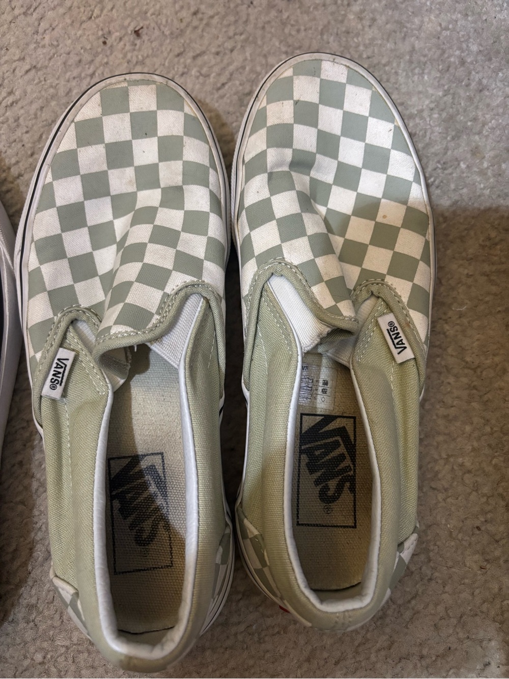 Vans Checkered Slip Ons - Yellow, Green, Pink - Price is for all 3 pairs - Picture 2 of 7